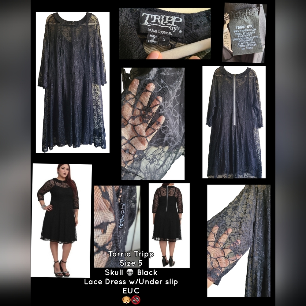 Tripp Lace Skull Dress